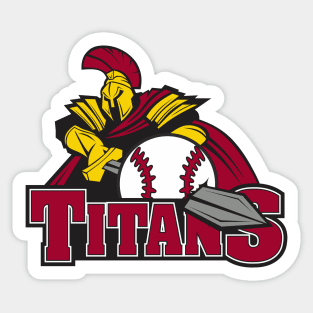 Titans Baseball Logo Sticker